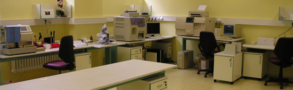 Interiér laboratoře